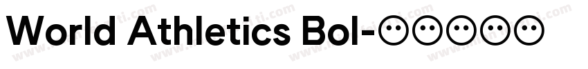 World Athletics Bol字体转换